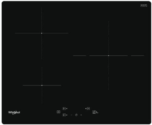 Whirlpool Filo WS Q1160 NE - Table de cuisson à induction - 3 plaques de cuisson - Niche - largeur : 56 cm - profondeur : 48 cm - noir