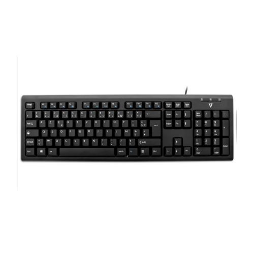 V7 - Clavier - USB - Français - noir