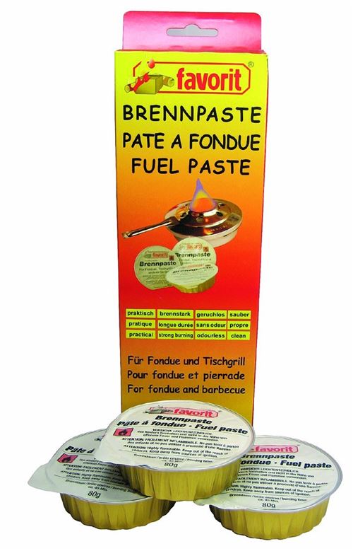 Favorit pate combustible bte de 3 recharges80g