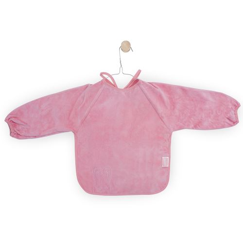 Bavoir à manches Sweet bunny - Rose
