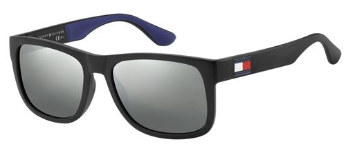 Tommy Hilfiger lunettes de soleil TH1556/S D51/T4 hommes noir/bleu taille M