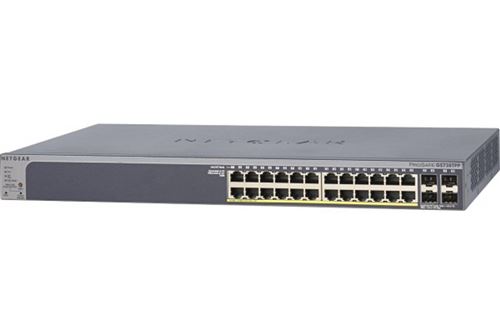 NETGEAR ProSAFE GS728TPP - switch - 24 poorten - Beheerd - rack-uitvoering