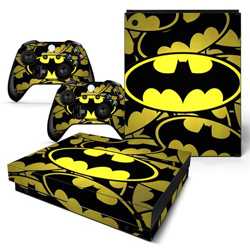Autocollant Stickers de Protection pour Console et Manette Microsoft Xbox X - Batman (TN-XBONEX-0095)