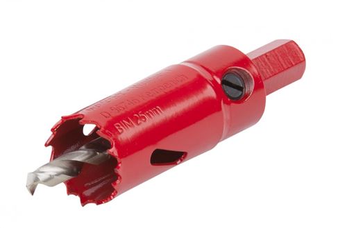 Scie cloche bois/plastique/m&eacute;tal/pl&acirc;tre wolfcraft diam.22mm