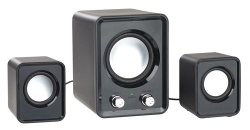 Système de haut-parleurs 2.1 USB 10 W avec subwoofer