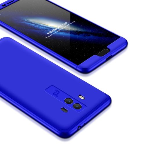 Huawei Mate 10 Coque Protection Plastique Total Effet Métal Brillante Bleu ALS53374
