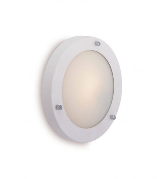Applique / Plafonnier 40w Rondo, blanc