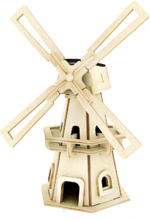 Gerardo's Toys Puzzle 3D Moulin à vent Solar20 cm 32 pièces