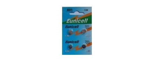 EUNICELL - Lot de 4 PILES AG11 362 361 LR721 SR721 SR721SW sr720 SR58