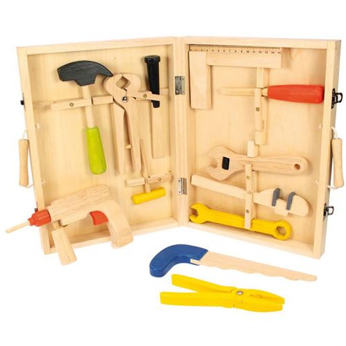 Boite à outils en bois pour enfants