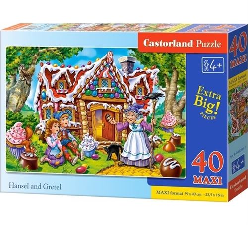 Castorland puzzle Hansel et Gretel 40 pièces maxi de Hansel
