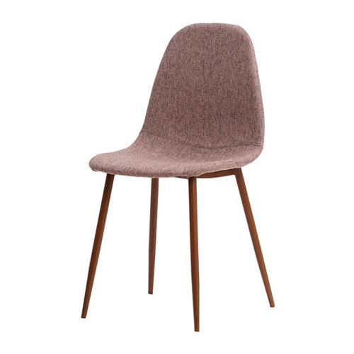Set De 2 Chaises Sofie Contemporain Taupe, Marron - Pour le Bureau, Cuisine, Séjour