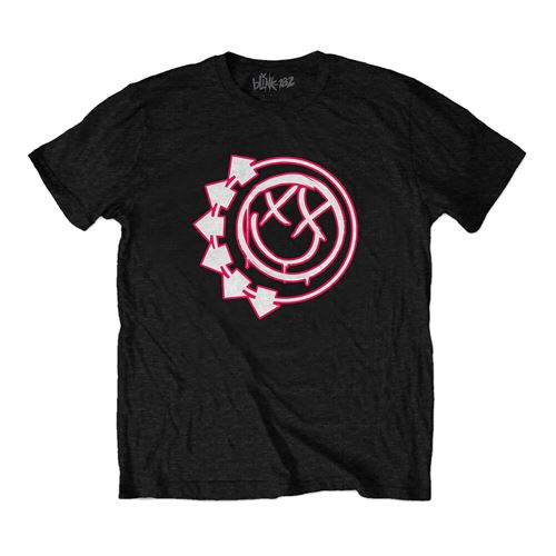 Blink-182 Six Smiley Flèche ras du cou T-shirt des hommes: Petit