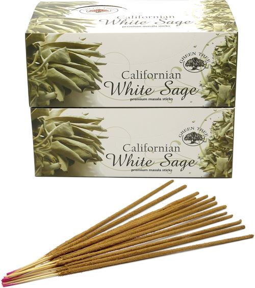 Encens Green Tree - White Sage - Sauge Blanche – lot de 24 boites