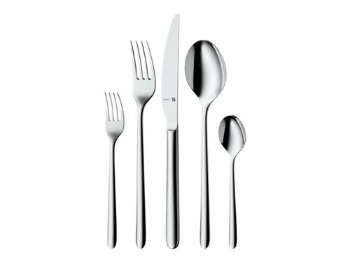 Wmf ménagère 66 pièces pour 12 personnes flame cromargan protect avec monobloc couteau en acier inoxydable poli très résistant a