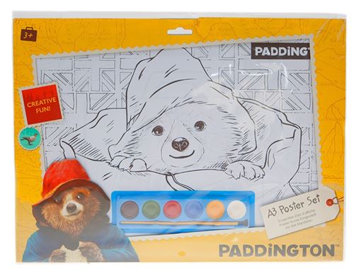 Kamparo set de peinture ours Paddington A3-poster 15-pièces