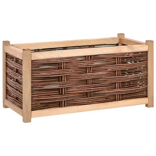 vidaXL Jardinière 80x40x40 cm Bois de pin massif