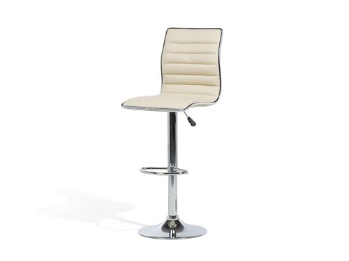 Chaise de bar Bar Simili cuir Beige Lucerne Chaise de bar Bar Simili cuir Beige Lucerne