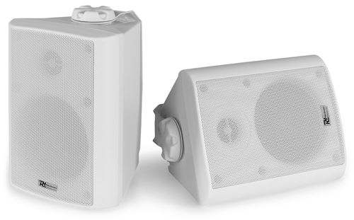Power Dynamics BC40V – 2 Haut-parleurs, 100 Watts, 4, étanches - Blanc