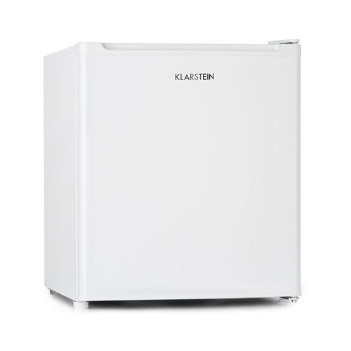 Klarstein Garfield Eco - Capacité Nette De 34 Litres, Congélateur 4 Étoiles, 117 Kwh/An, 2 Niveaux, 41 Db, Tablette Amovible, Autonome, Gain De Place, Environ 44 X 52 X 47 Cm (Lxhxp), Blanc