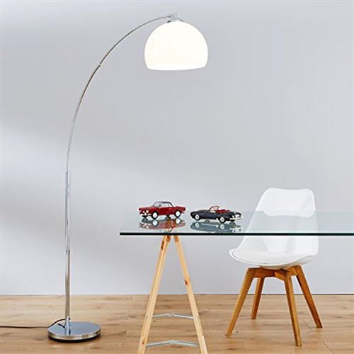 BRILLIANT Lampadaire Vessa - Blanc