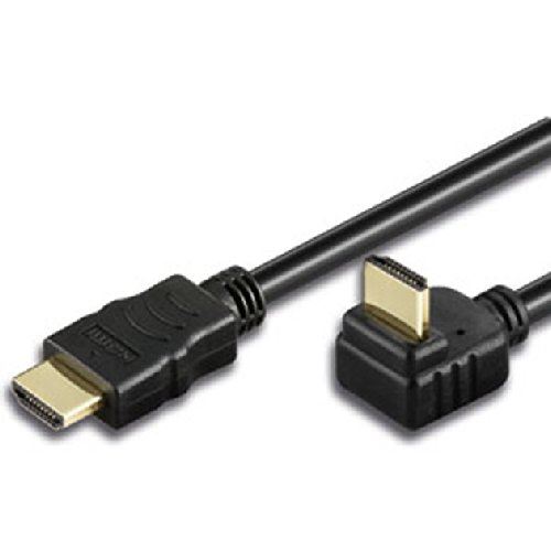 Techly 5 M High Speed Hdmi Cable With Ethernet A/a M/m Angled Black Icoc Hdmi-le-050 – Hdmi Cables (hdmi, Hdmi, Mal, Mal, Gold, Beige)