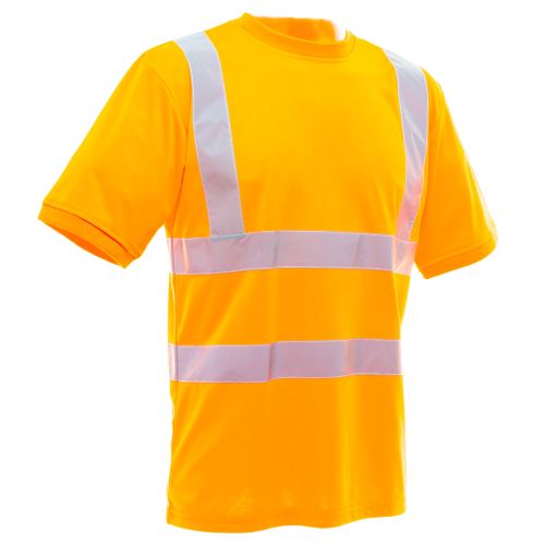 T-shirt à manches courtes haute visibilité Yoko pour femme (S) (Orange haute visibilité) - UTBC1243
