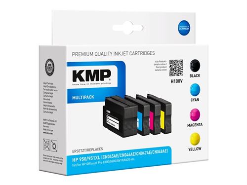 KMP Tintenpatronen Multipack ersetzt HP 950XL + 951XL (C2P43AE)