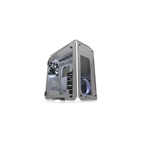 Thermaltake Blanc View 71 Tg - Snow Edition - Tour - Atx Étendu - Panneau Latéral Fenêtré (Verre Trempé) - Pas D'alimentation (Ps/2) - Usb/Audio