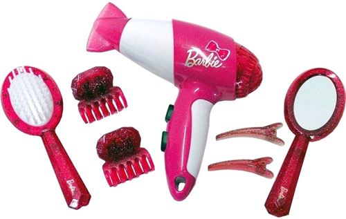 Klein set de coiffure avec s&egrave;che-cheveux et accessoires 7 pi&egrave;ces rose