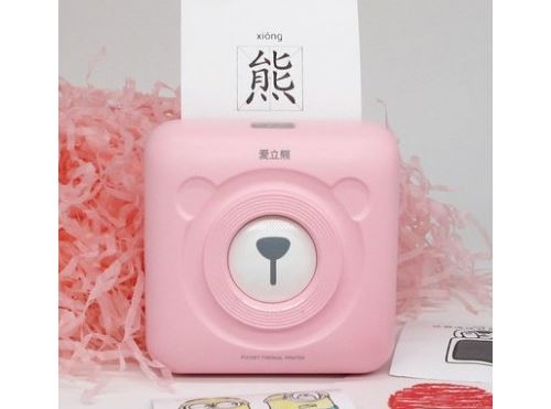 Mini Imprimante Photo portable Bluetooth - Rose