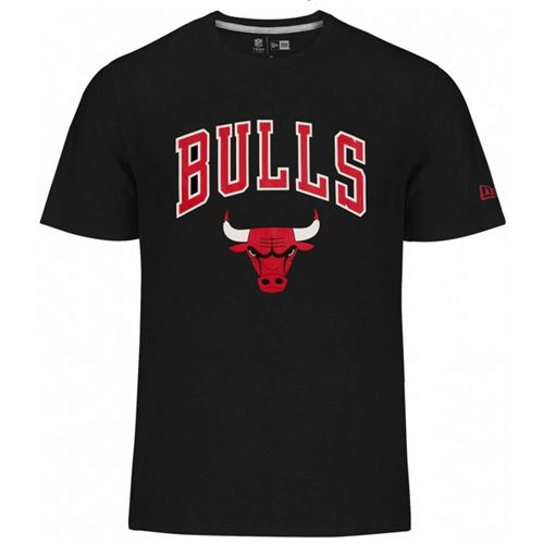 T-Shirt NBA Chicago Bulls New Era Team logo Noir