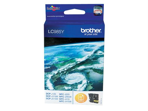 BROTHER LC985Y cartouche d'encre Original Jaune 1 pièce(s)