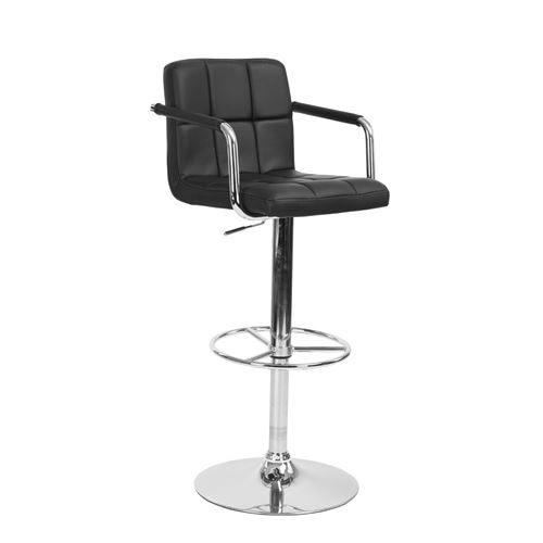 Urban Meuble Tabouret Bar Chaise Fauteuil Réglable Simili Noir