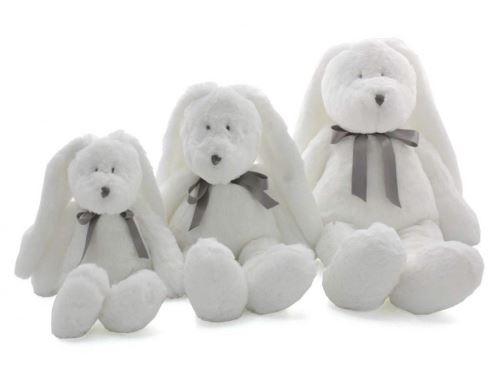 Dimpel - Neela doudou lapin 32 cm - blanc