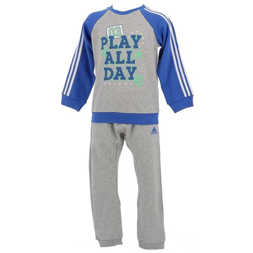 Survetement ensemble Adidas Graph grc/blue jogg baby Gris taille : 6à9M réf : 46677