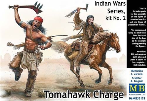 Tomahawk Charge.indian Wars Series, Kit No.2- 1:35e - Master Box Ltd.