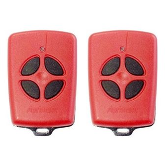 APRIMATIC TM4 - Lot de 2 Télécommandes à 4 Boutons - Fréquence 433,92 MHz - Codage Rolling Code - 1
