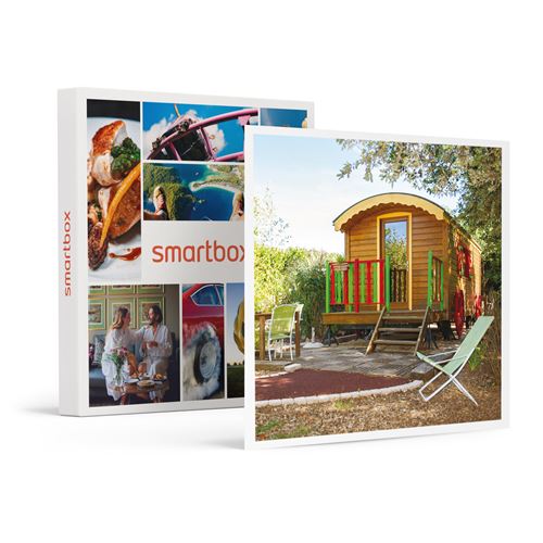 SMARTBOX - Coffret Cadeau Relaxation en Provence : 2 jours en roulotte avec dîner et accès au spa-Séjour