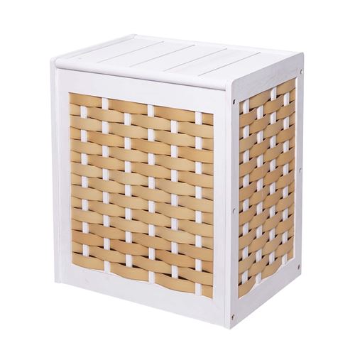 Mendler Blanc Panier À Linge - Image 3