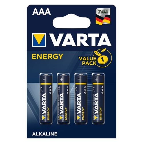 Varta - Pack de 10 blisters de 4 Piles ENERGY AAA
