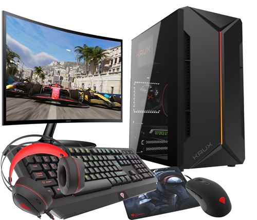 VIST Kit Gaming RGB Ryzen 7 5700G - RAM 32Go - RX VEGA - SSD 1To M.2 - LCD 24 - Windows 11 Pro