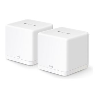 Mercusys Halo H60X V1 - Système Wi-Fi - (2 routeurs) - jusqu'à 350 m² - maillage 1GbE Bi-bande - 1