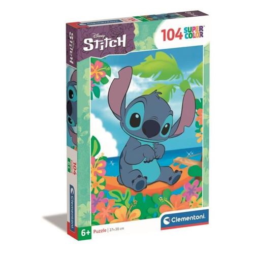 Puzzle - Stitch - 104 Pieces - Dessins Animés Et Bd - Enfant
