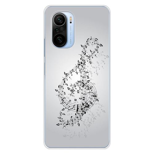 Coque en silicone imprimée compatible Xiaomi Mi 11 Pro Valse des notes