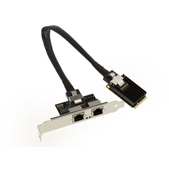 Tarjeta Pci Express Sata KALEA-INFORMATIQUE Mini PCI Express Half Size 2 Port SATA 3.0 Adaptador Mini PCIe A SATA