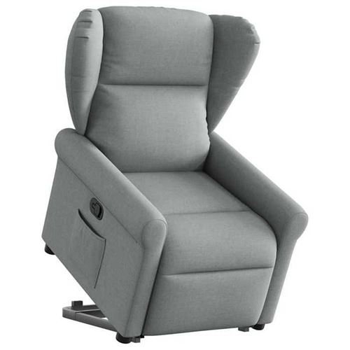 Non Communiqué Gris Vidaxl Fauteuil De Relaxation Inclinable Tissu Clair