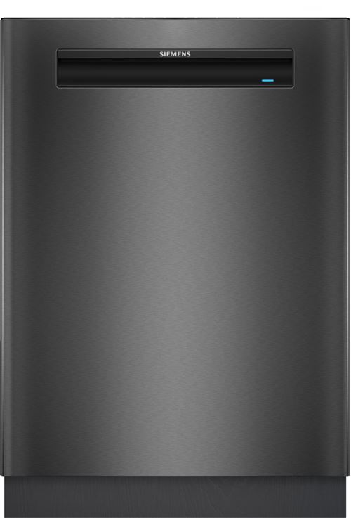 iQ500 Lave-vaisselle sous plan 60 cm Acier brossé noir anti-traces SN15EC06CS