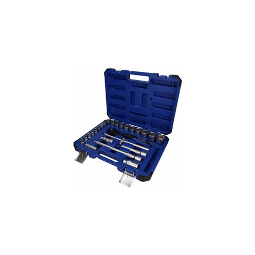 Brilliant tools jeu de douilles de 1/2"" 25 pcs acier 426120