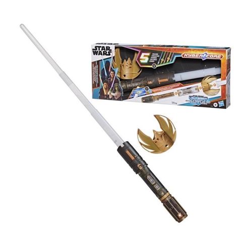 Sabre Laser De Maître Couleurs De La Force, 5 Couleurs, Sabre Laser Électronique Avec Lame Changeant De Couleur, Des 6 Ans